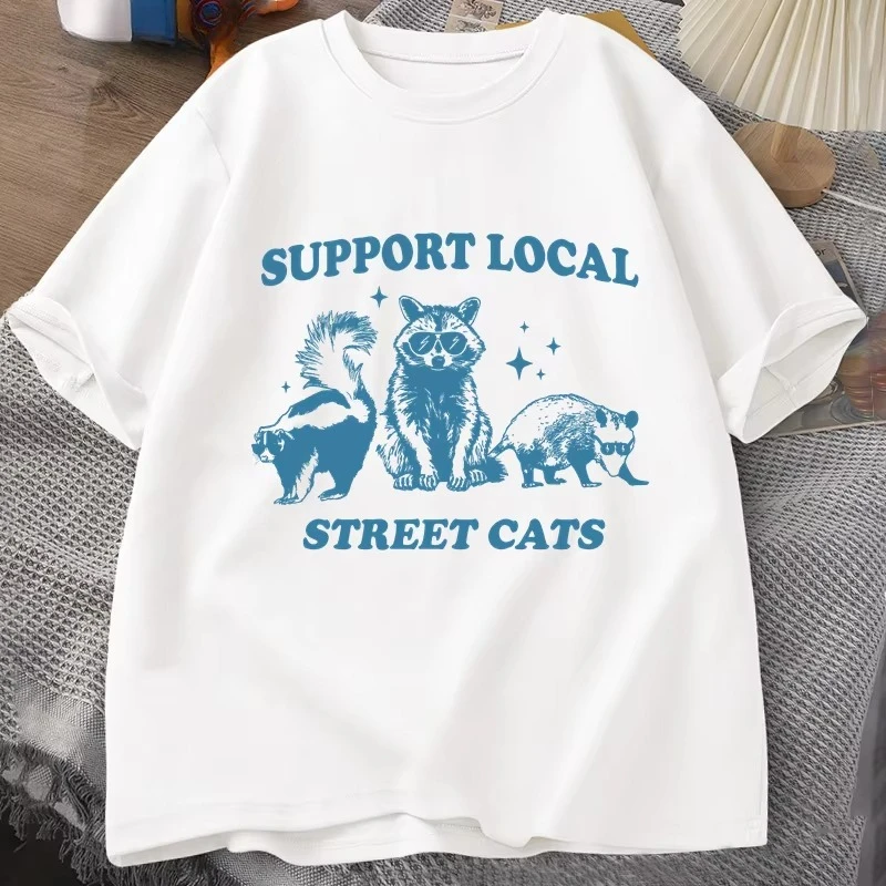 Fashion Street Cat - Support Your Local Street Cats Retro