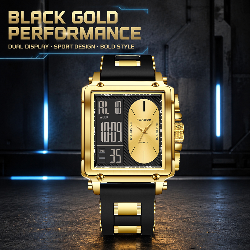 Street Fashion Week - FOXBOX Electronic Man Watch Casual Sports