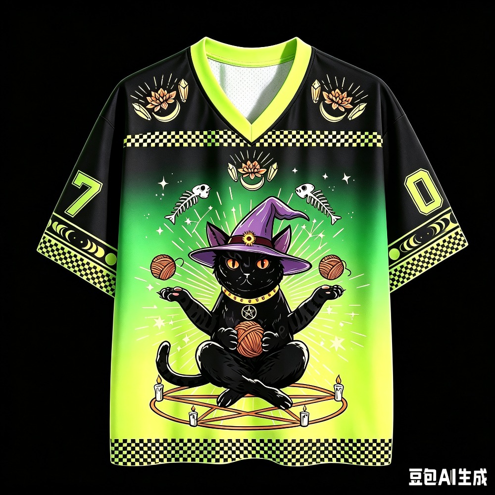 Fashion Street Cat - Fun Retro Cat 3 D Print