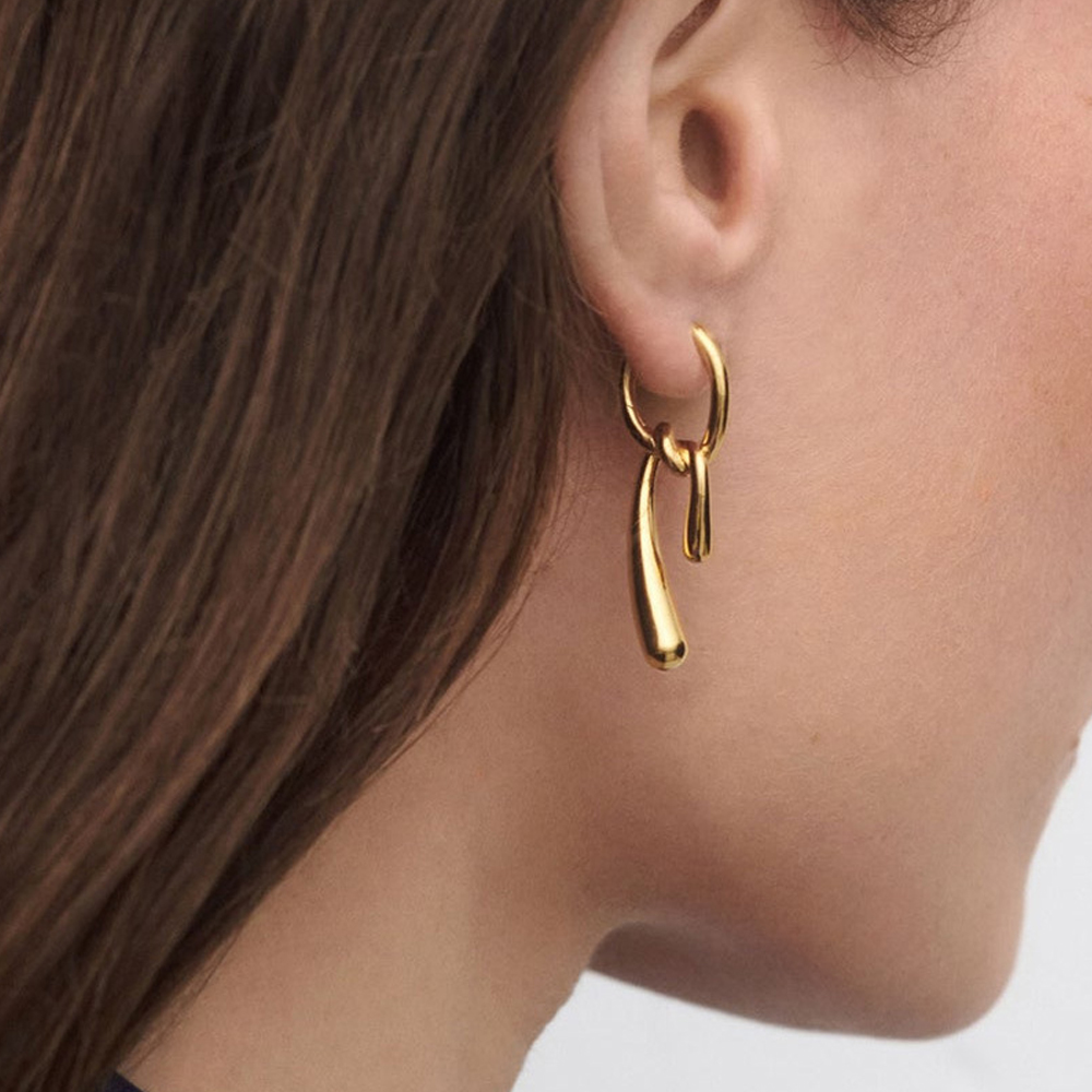 Street Fashion Earrings - ENFASHION Aretes De Mujer Irregular Knot