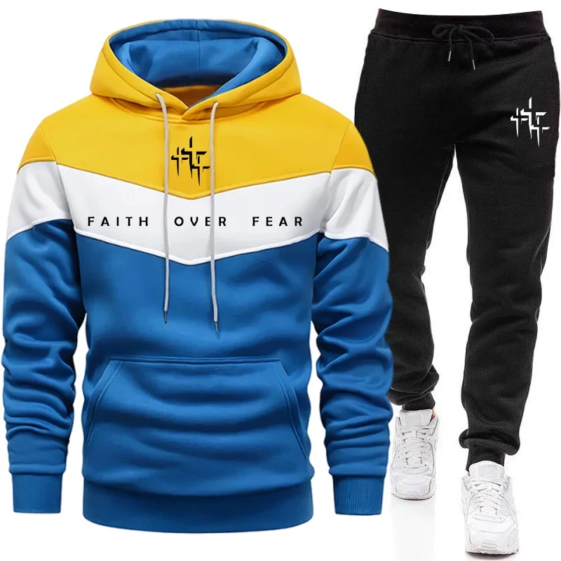 Faith Over Fear Men's Tracksui - огляд і ціна Street Fashion Art