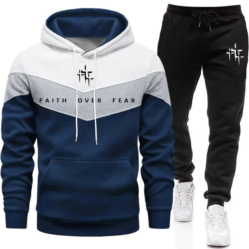 Faith Over Fear Men's Tracksui - огляд і ціна Street Fashion Art