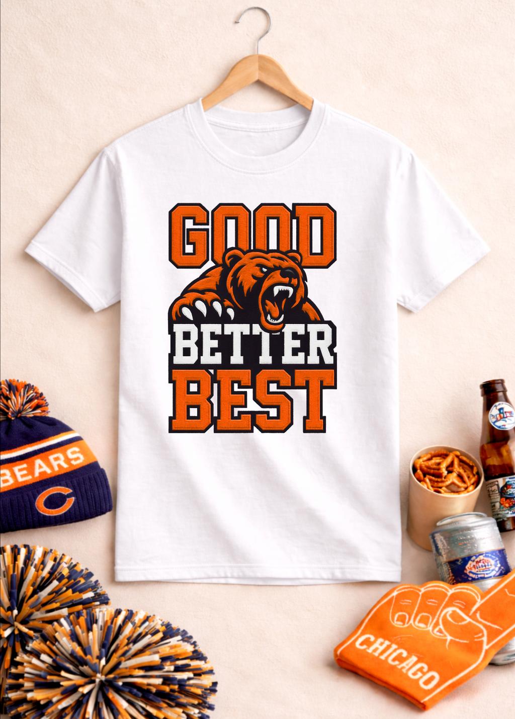 Good Better Best Bear T Shirt  - огляд і ціна Street Fashion Chicago