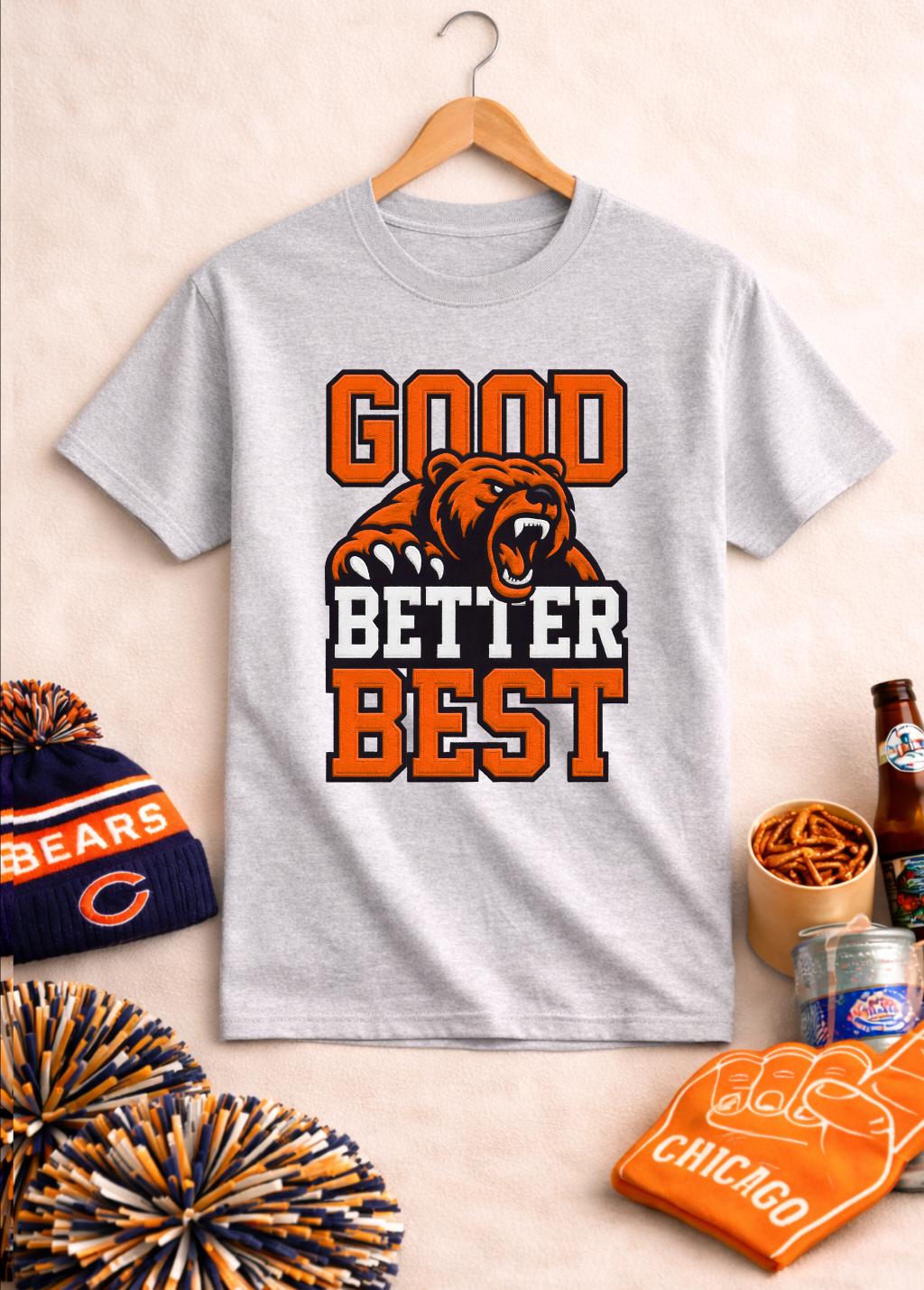 Good Better Best Bear T Shirt  - огляд і ціна Street Fashion Chicago