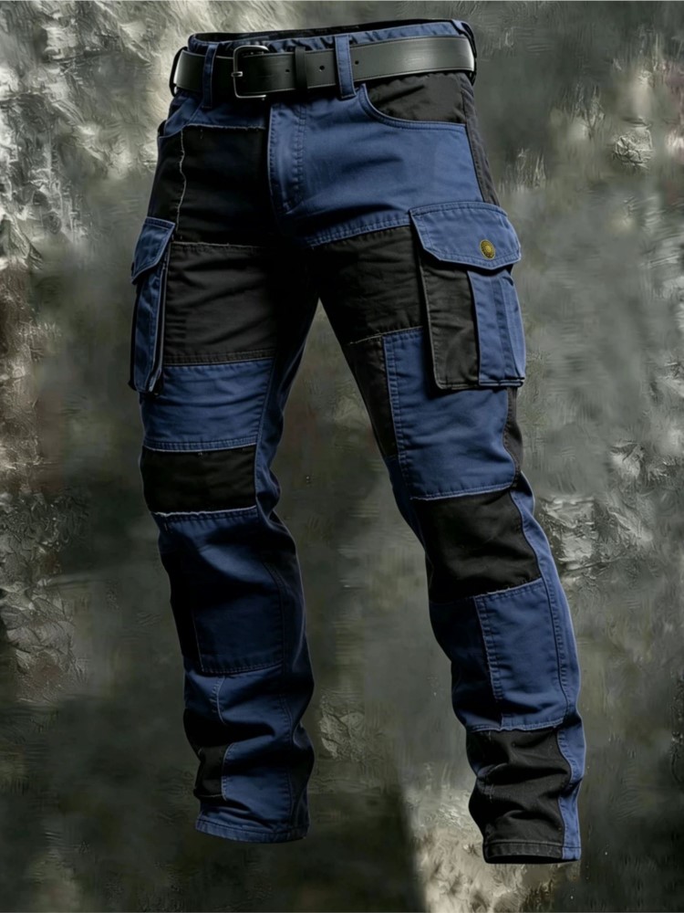 Cotton Men Cargo Pants Khaki C - огляд і ціна Street Fashion Art