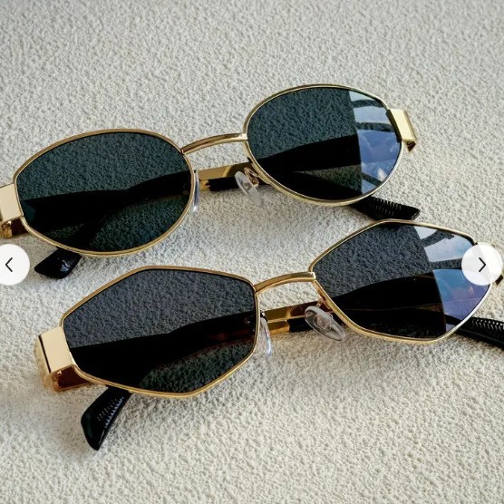 Trendy Round Frame Metal Sungl - огляд і ціна Street Fashion Glasses