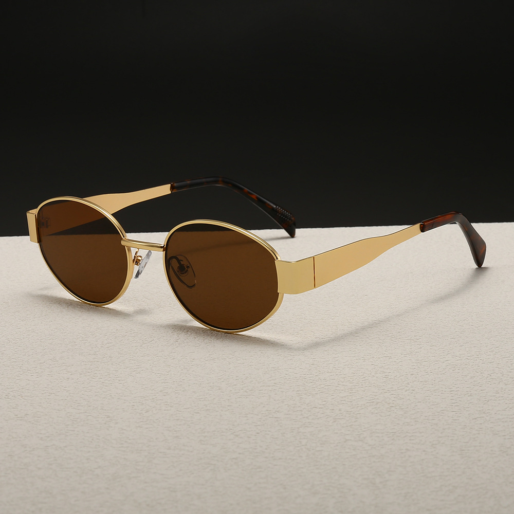 Trendy Round Frame Metal Sungl - огляд і ціна Street Fashion Glasses