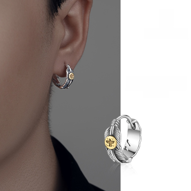Men Click Earrings 316L Stainl - огляд і ціна Street Fashion Earrings