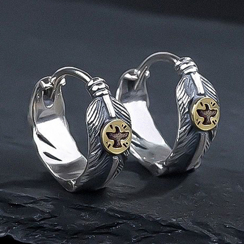 Men Click Earrings 316L Stainl - огляд і ціна Street Fashion Earrings