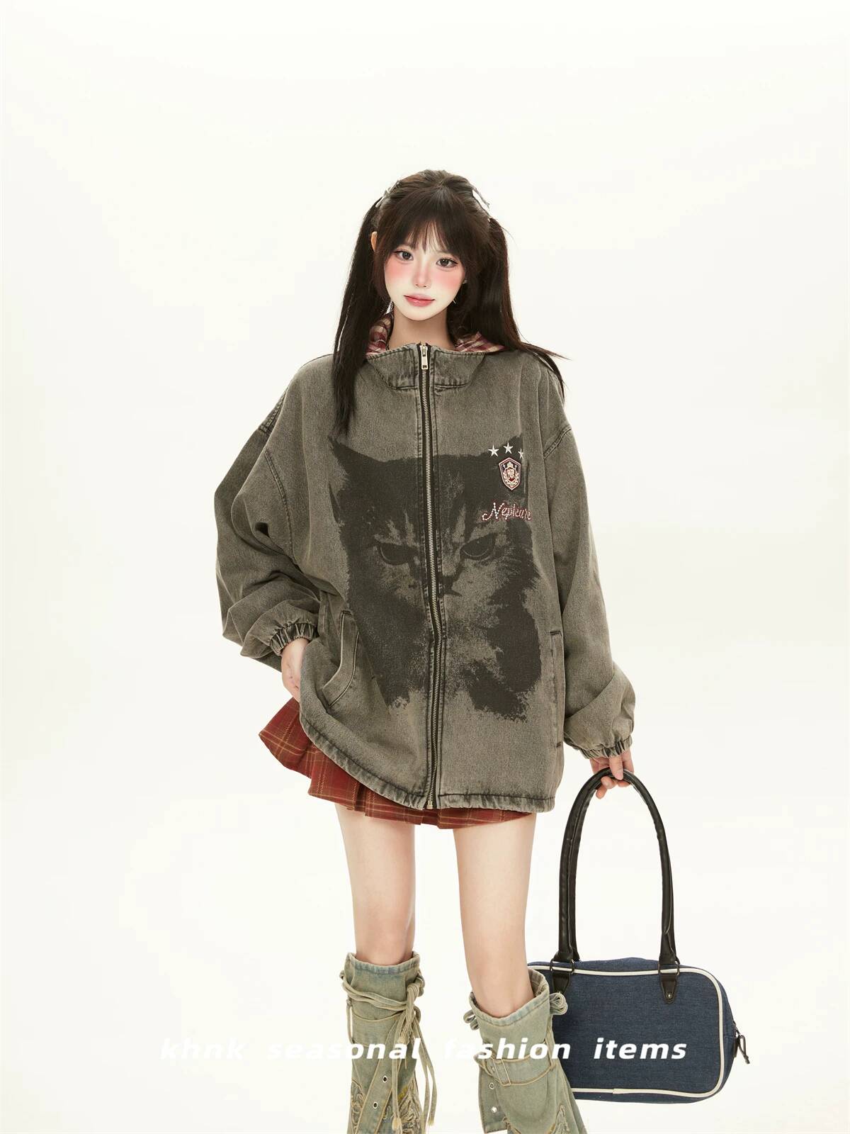 Women Denim Jacket 2026 Autumn - огляд і ціна Fashion Street Cat
