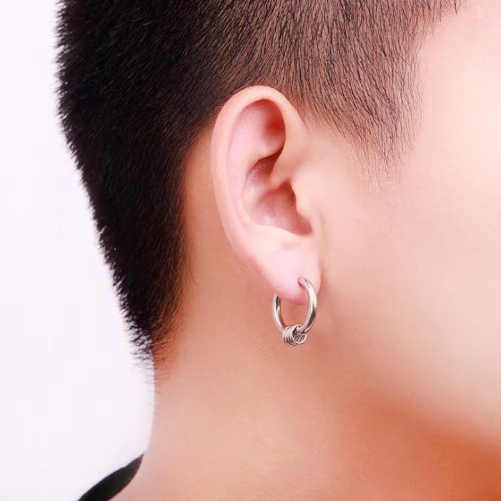 New Simple Men and Women Fashi - огляд і ціна Street Fashion Earrings