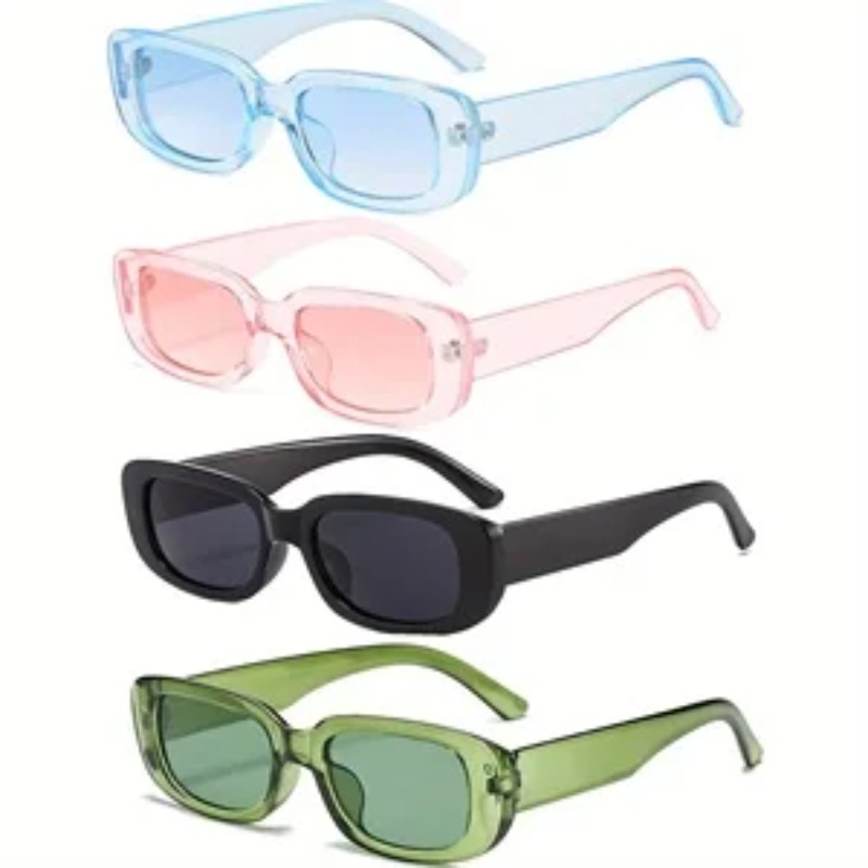 1/4pcs New Small Square Sungla - огляд і ціна Street Fashion Glasses