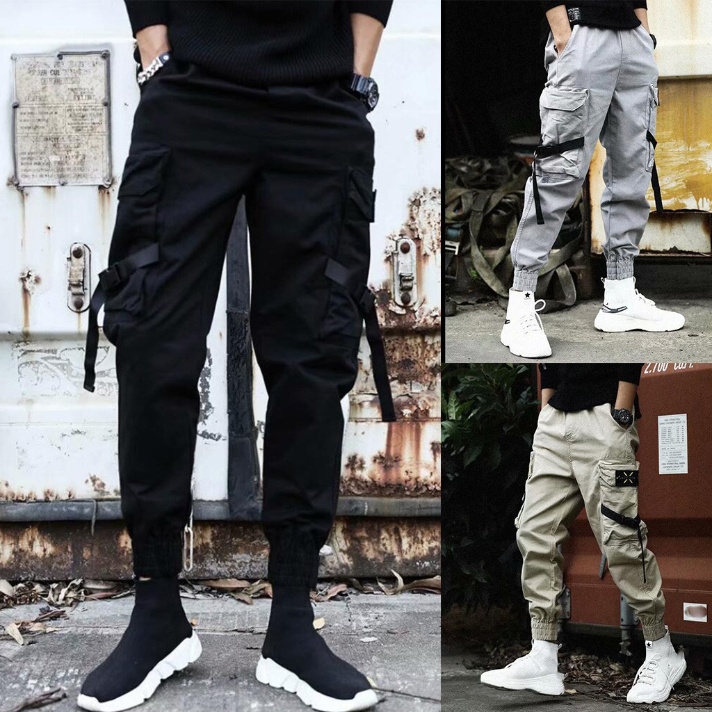 Loose Fit Cargo Pants Men Stre - огляд і ціна Street Fashion Art