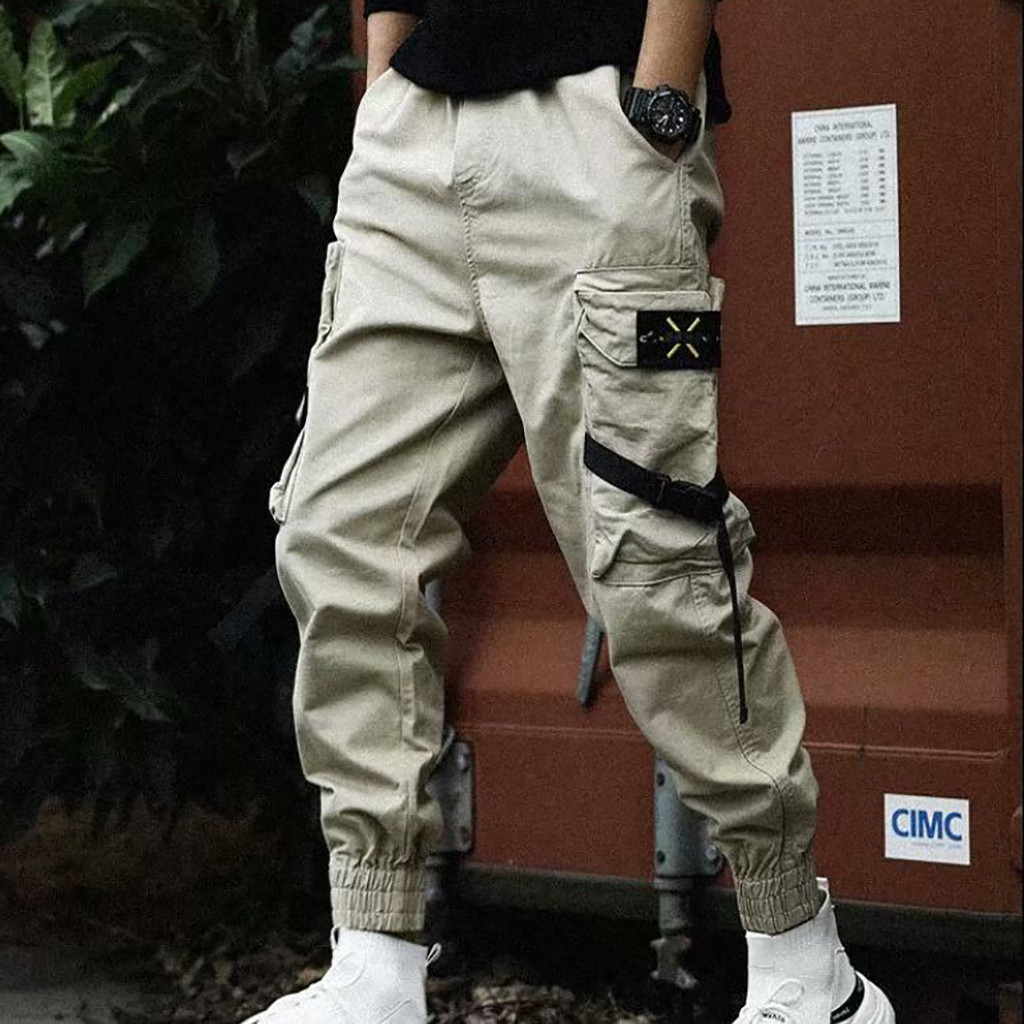 Loose Fit Cargo Pants Men Stre - огляд і ціна Street Fashion Art