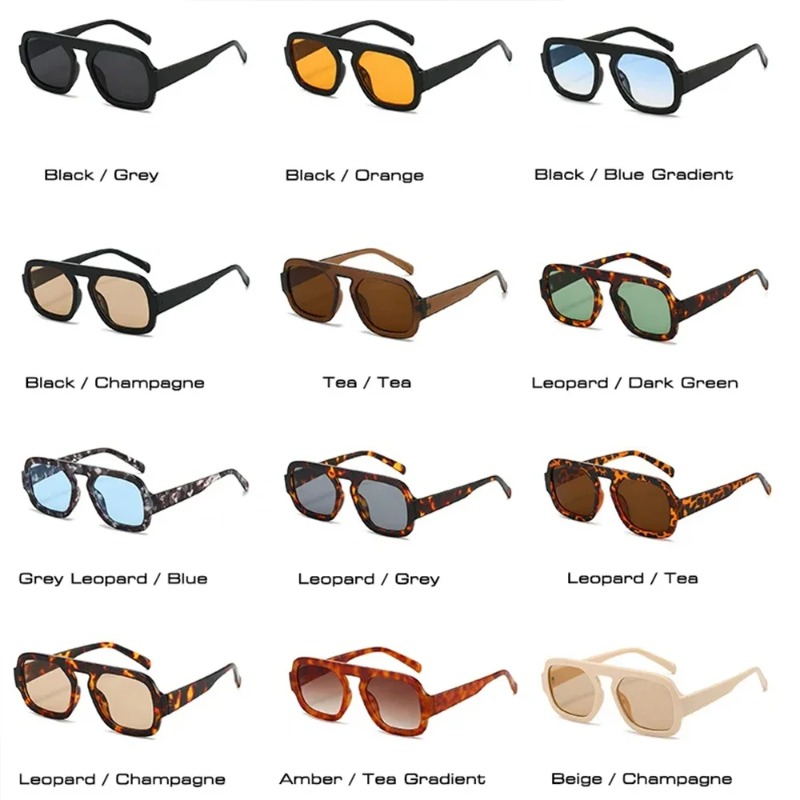 Retro Square Sunglasses Women  - огляд і ціна Street Fashion Glasses