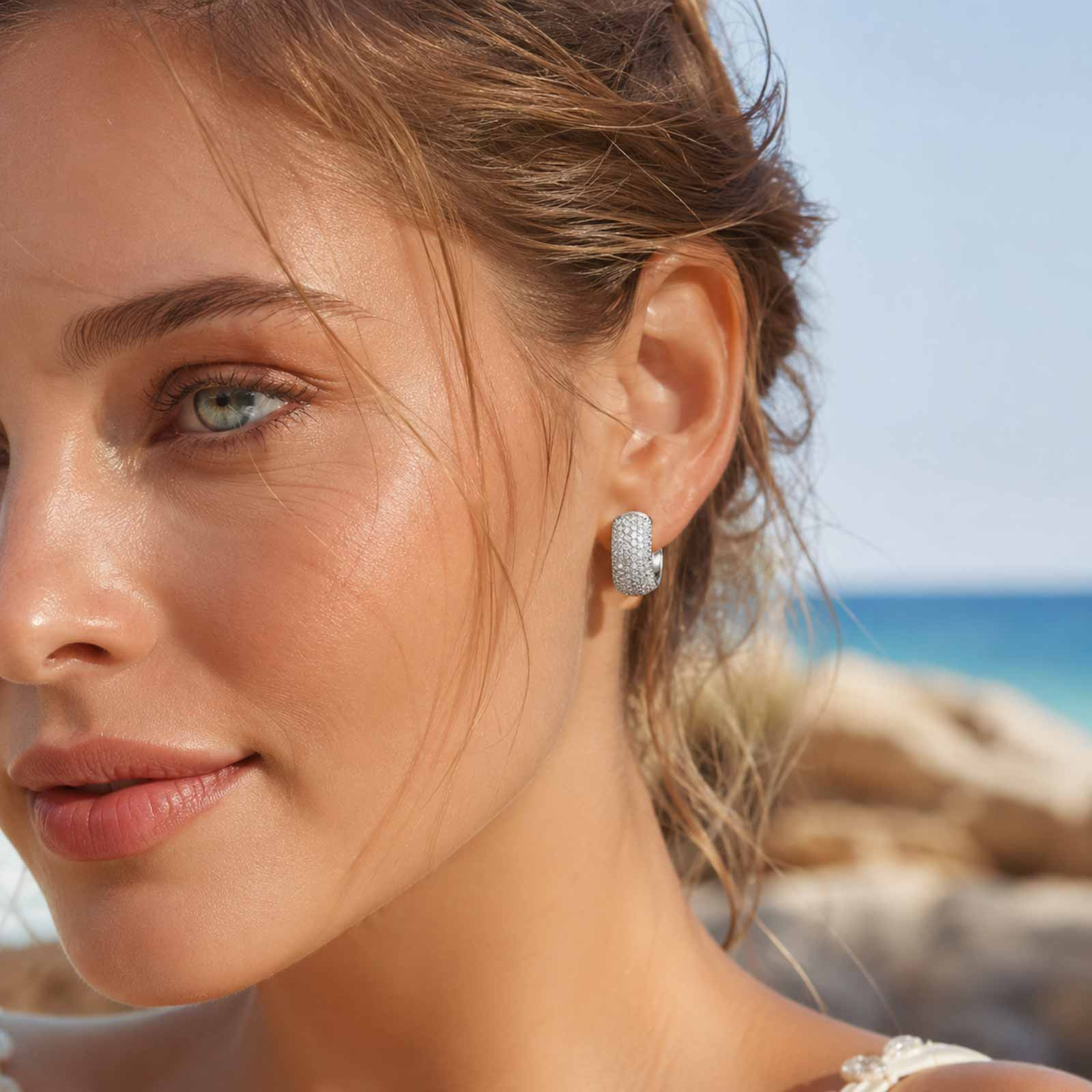 Classic Cubic Zirconia Earring - огляд і ціна Street Fashion Earrings