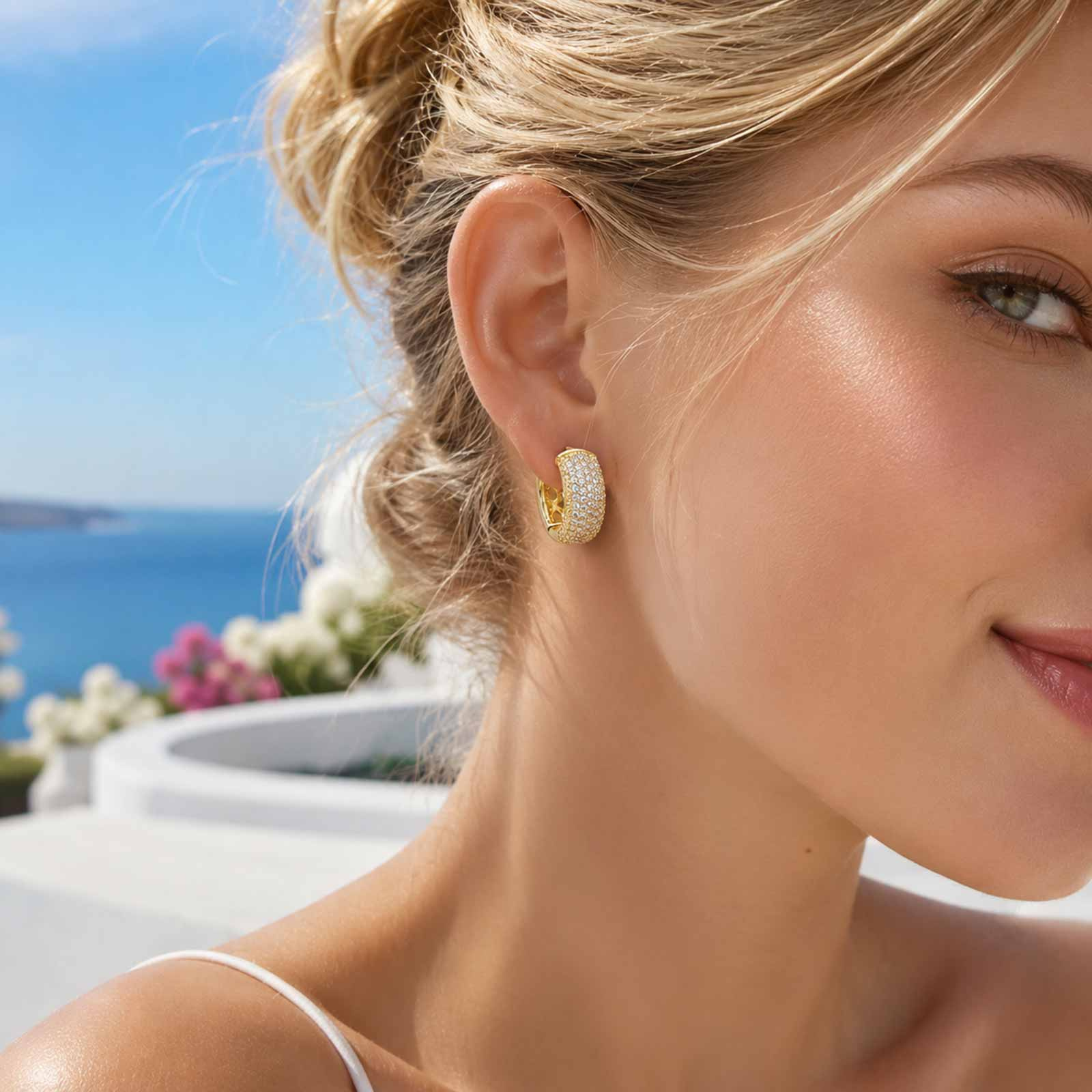 Classic Cubic Zirconia Earring - огляд і ціна Street Fashion Earrings