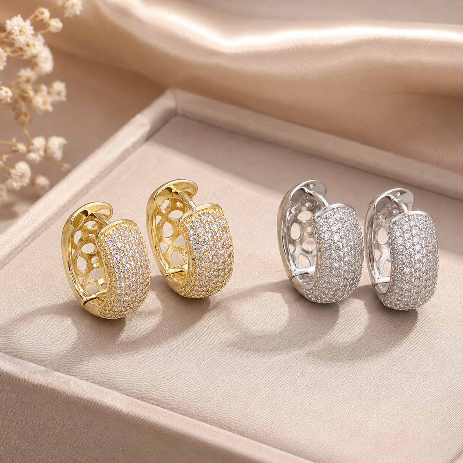Classic Cubic Zirconia Earring - огляд і ціна Street Fashion Earrings