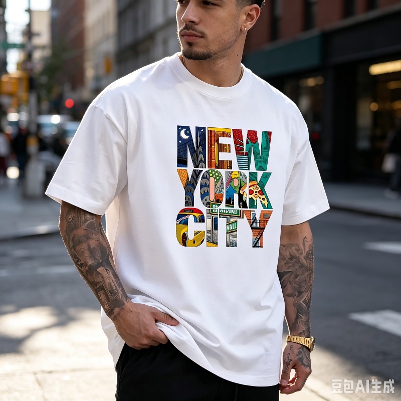 NEW YORK CITY Graphic T-Shirt  - огляд і ціна Street Style New York Fashion