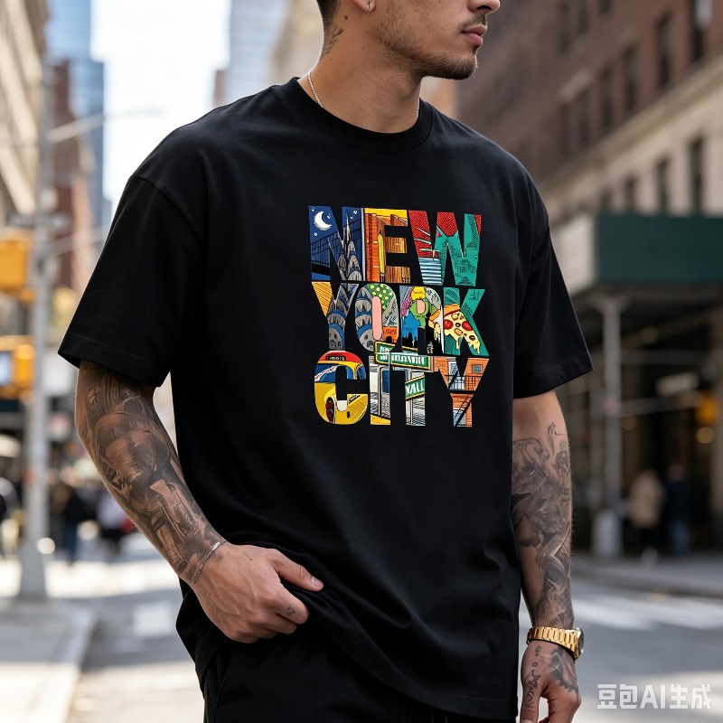 NEW YORK CITY Graphic T-Shirt  - огляд і ціна Street Style New York Fashion