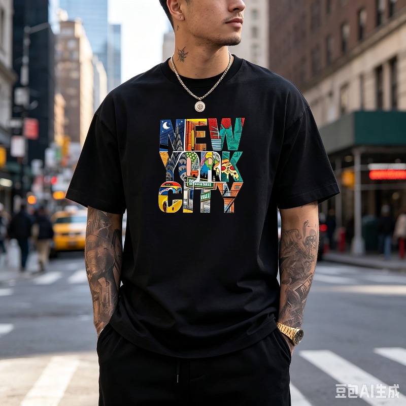 NEW YORK CITY Graphic T-Shirt  - огляд і ціна Street Style New York Fashion