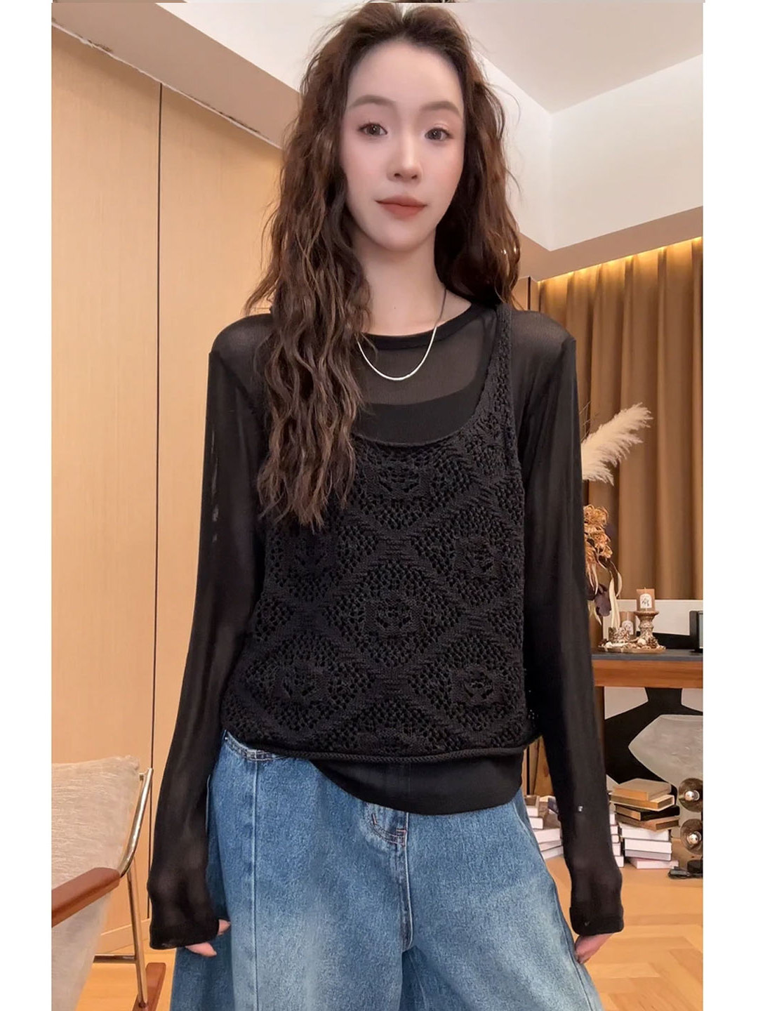 Unique Beautiful Knitted Vest  - огляд і ціна Street Fashion Vest