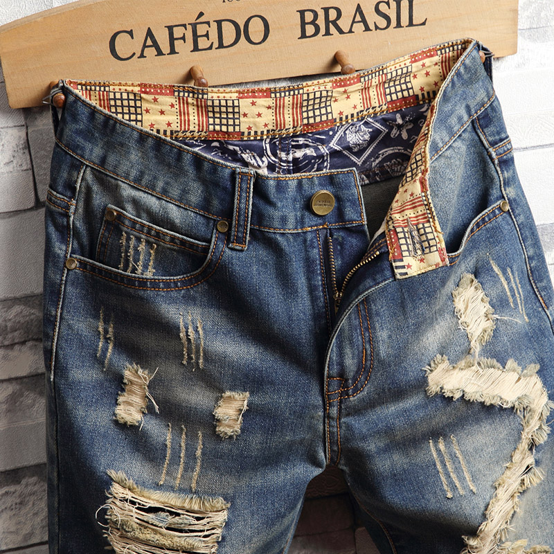 Ripped Hip-hop Denim Shorts Me - огляд і ціна Street Fashion Art
