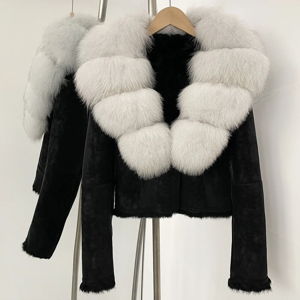 OFTBUY Natural Fox Fur Collar  - огляд і ціна Street Fashion Official