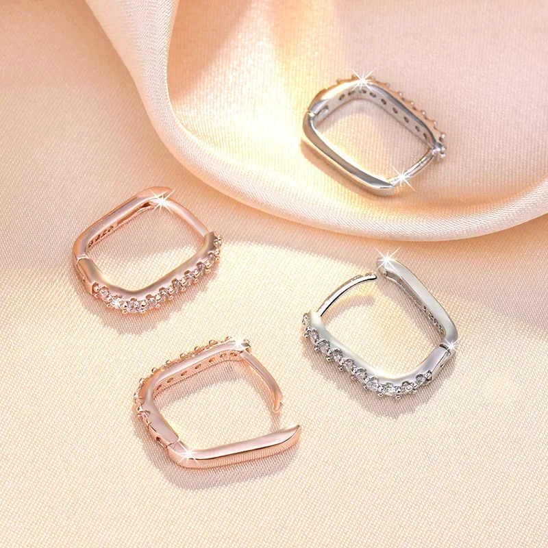 High-quality 925 Sterling Silv - огляд і ціна Street Fashion Earrings
