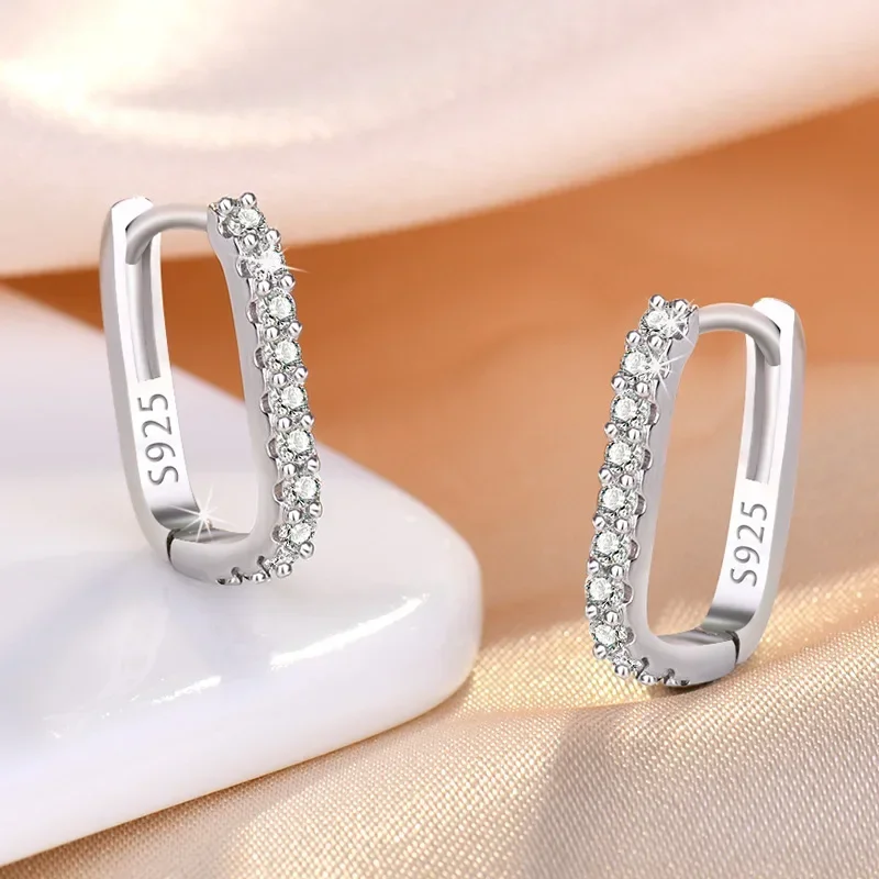 High-quality 925 Sterling Silv - огляд і ціна Street Fashion Earrings