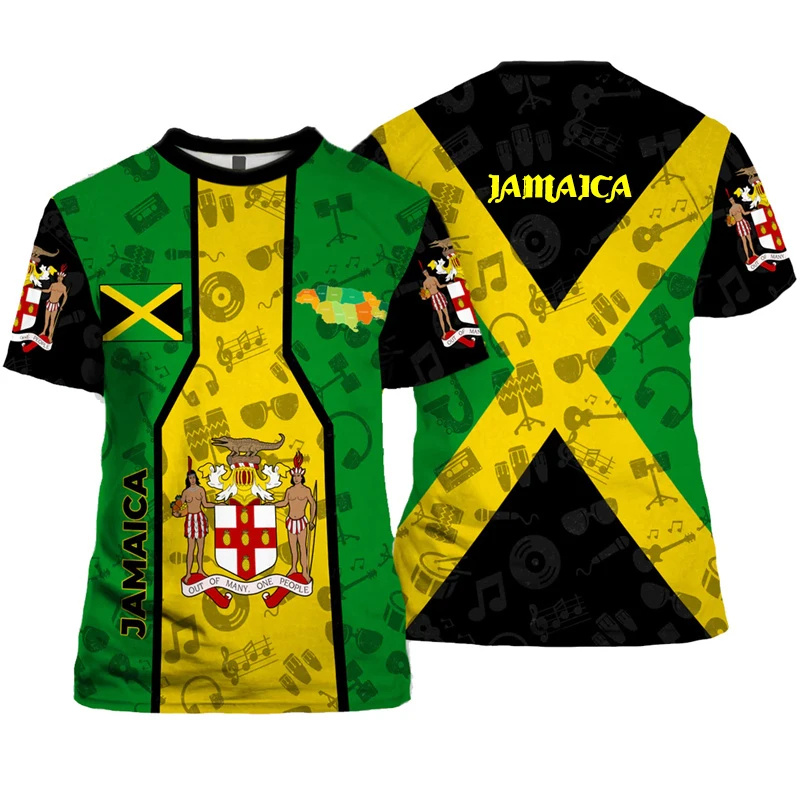 Jamaica Flag Graphic T Shirt F - огляд і ціна Street Fashion Usa