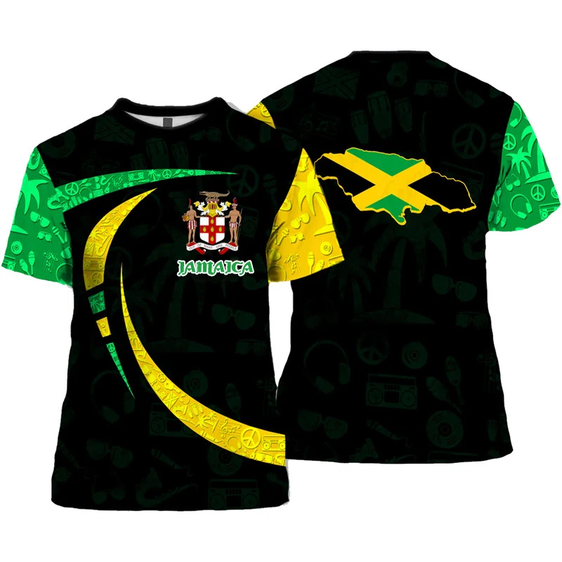 Jamaica Flag Graphic T Shirt F - огляд і ціна Street Fashion Usa
