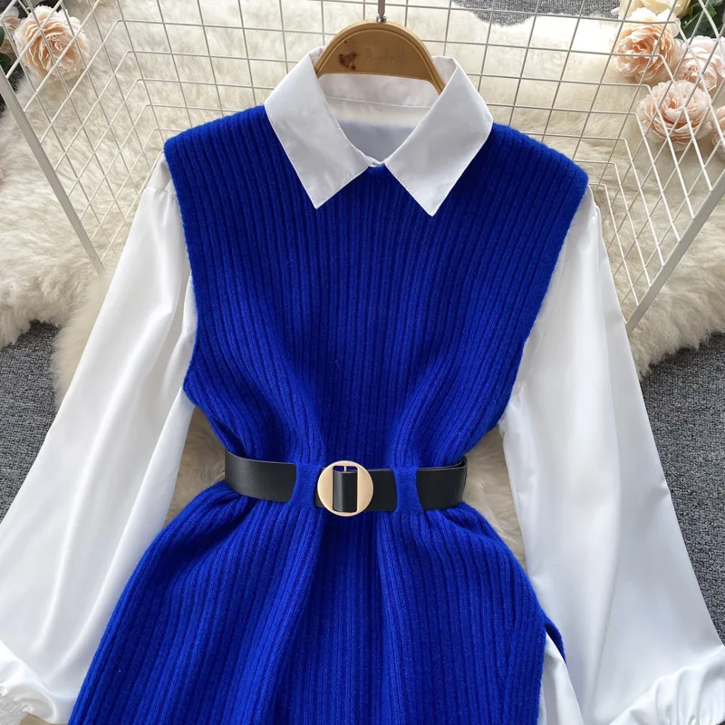 Fashion Knitted Vest and Shirt - огляд і ціна Street Fashion Vest