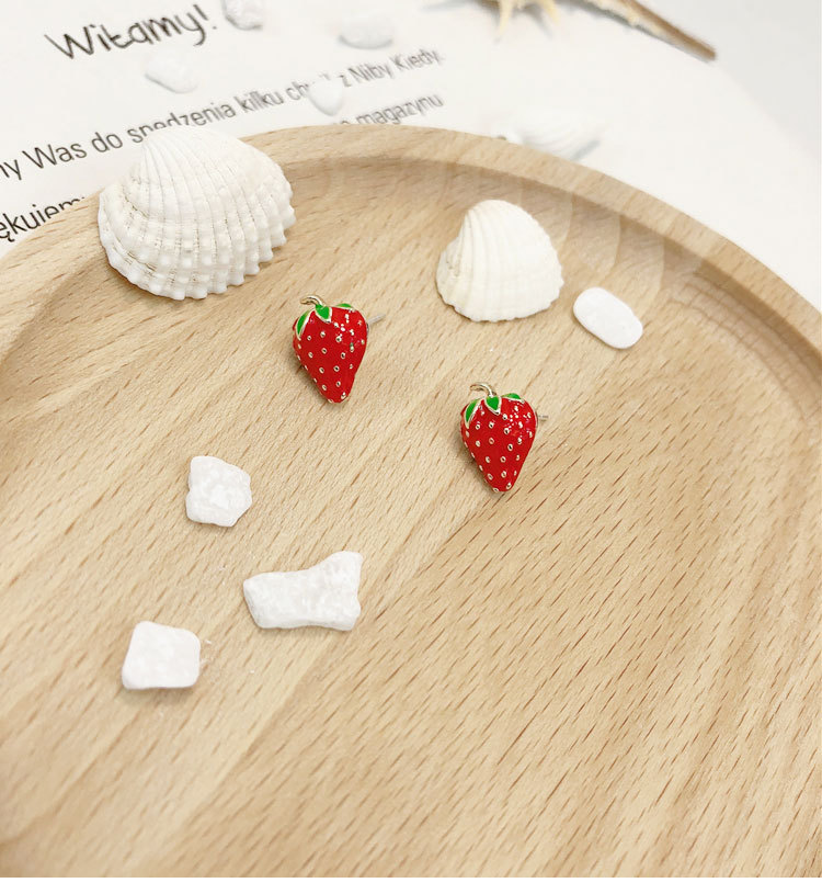 Acrylic Strawberry Earrings Fa - огляд і ціна Street Fashion Earrings
