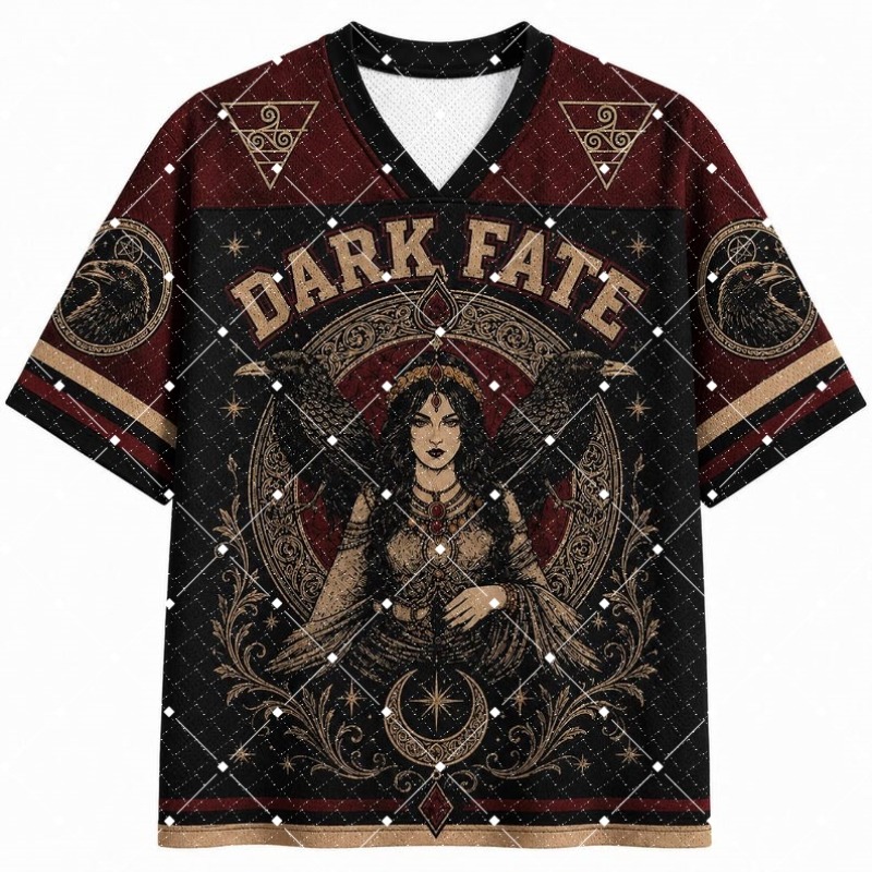 Dark Fate Witch Raven Print V‑ - огляд і ціна Street Fashion Art
