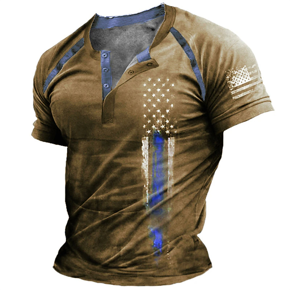 Funny 3D American Flag Print M - огляд і ціна Street Fashion Clothes