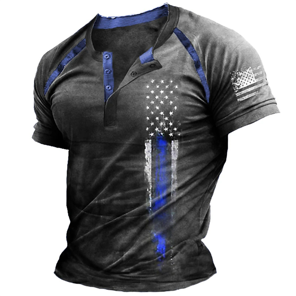 Funny 3D American Flag Print M - огляд і ціна Street Fashion Clothes