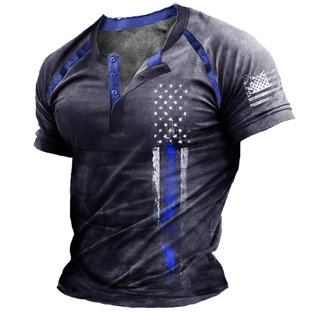 Funny 3D American Flag Print M - огляд і ціна Street Fashion Clothes