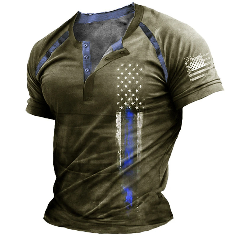 Funny 3D American Flag Print M - огляд і ціна Street Fashion Clothes