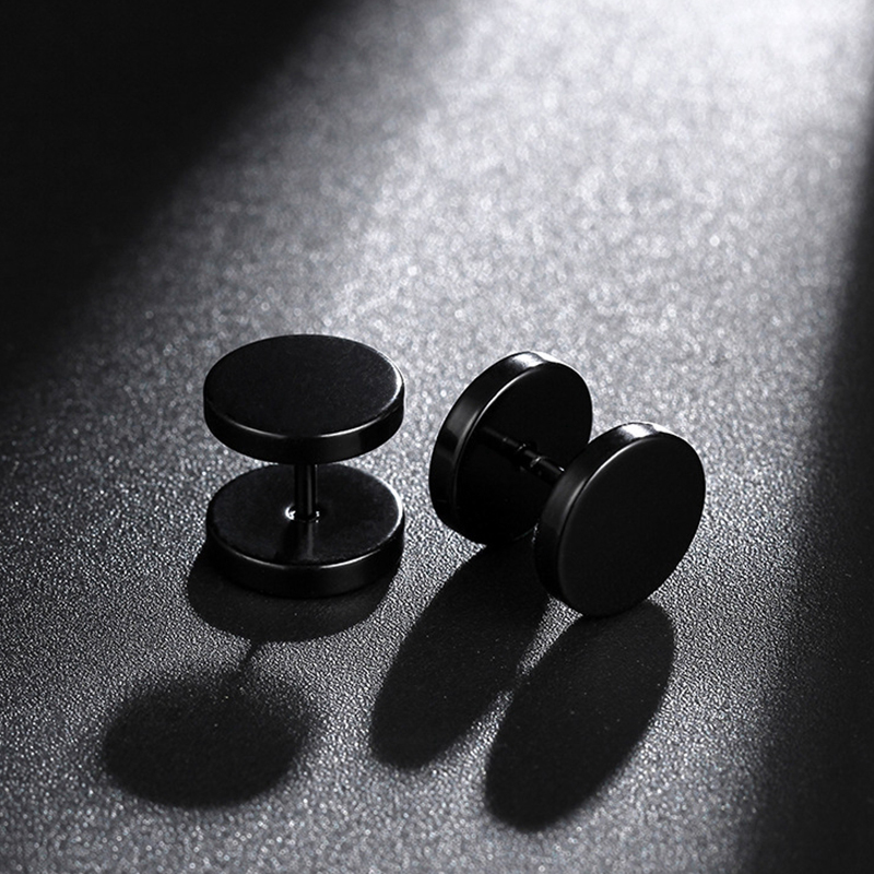 6 Pairs Black Unisex Earrings  - огляд і ціна Street Fashion Earrings