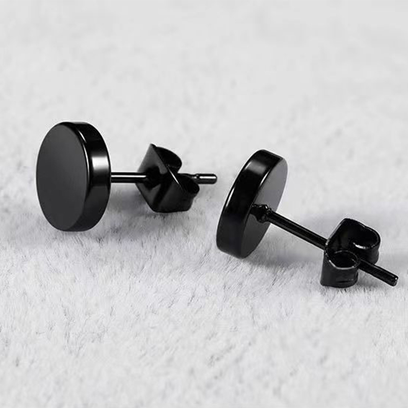 6 Pairs Black Unisex Earrings  - огляд і ціна Street Fashion Earrings