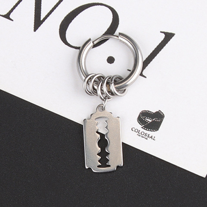Fashion Stainless Steel Blade  - огляд і ціна Street Fashion Earrings