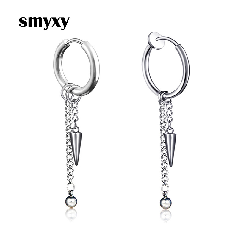 Boys Stainless Steel Long Chai - огляд і ціна Street Fashion Earrings