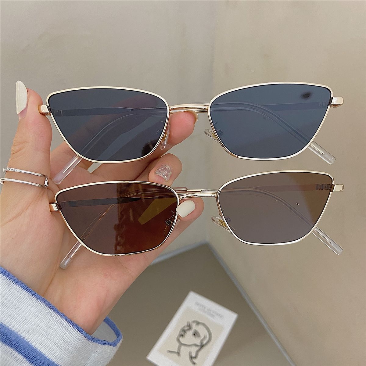 Fashionable Rhombus-Shaped Met - огляд і ціна Street Fashion Glasses