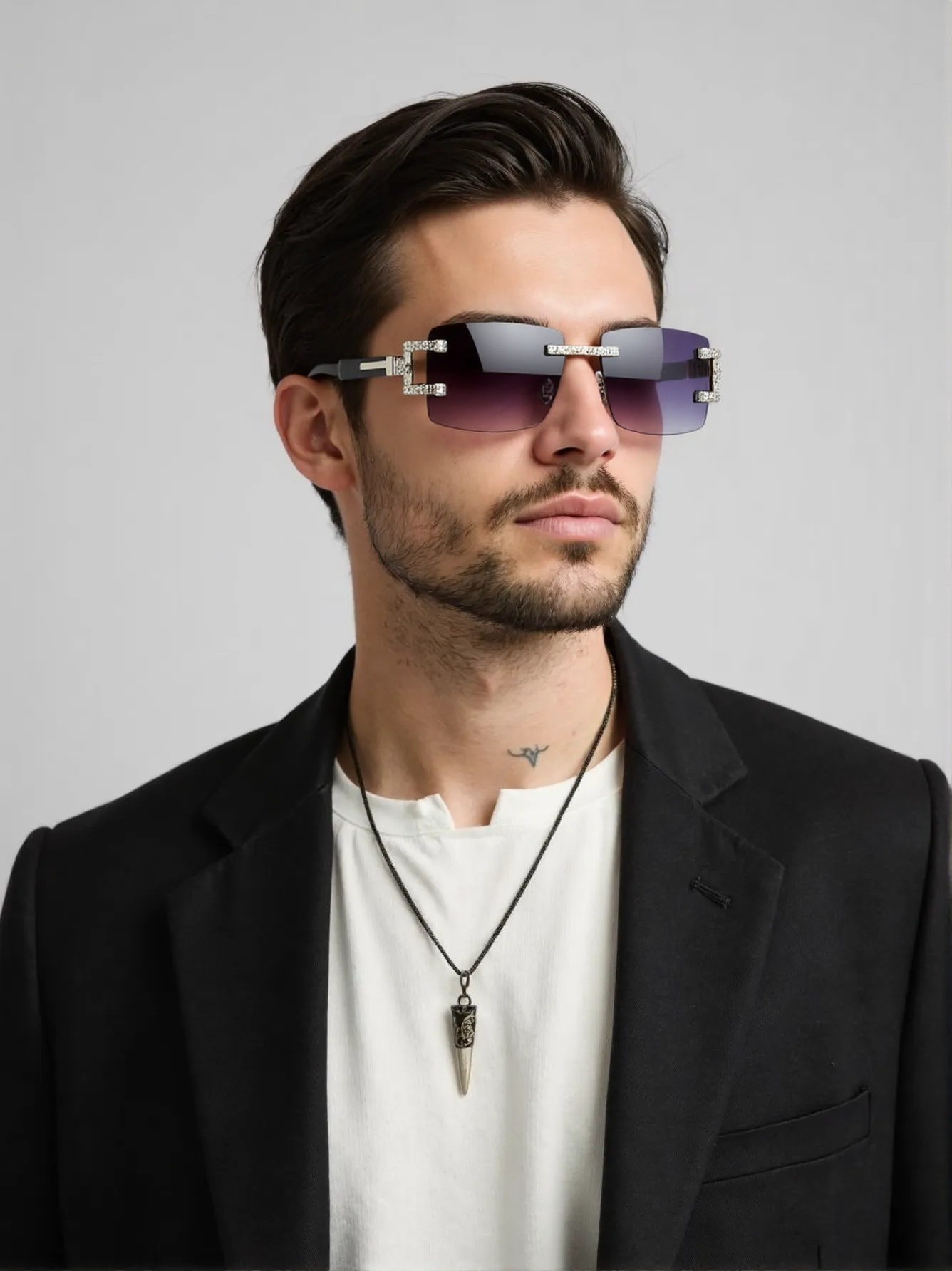 Wood leg retro fashion sunglas - огляд і ціна Street Fashion Glasses