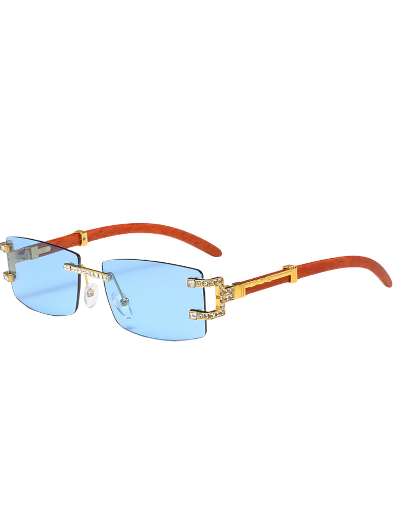 Wood leg retro fashion sunglas - огляд і ціна Street Fashion Glasses