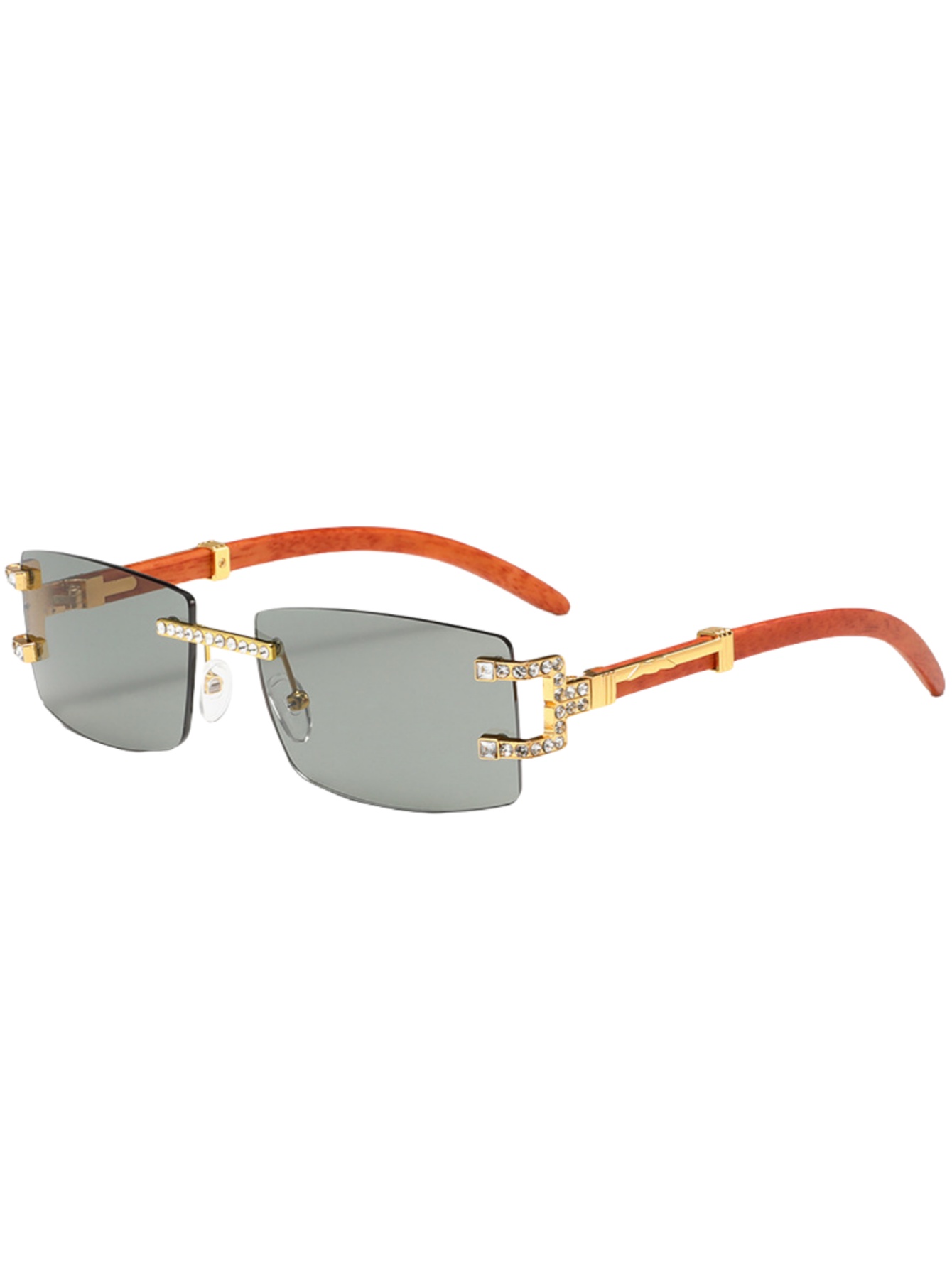 Wood leg retro fashion sunglas - огляд і ціна Street Fashion Glasses
