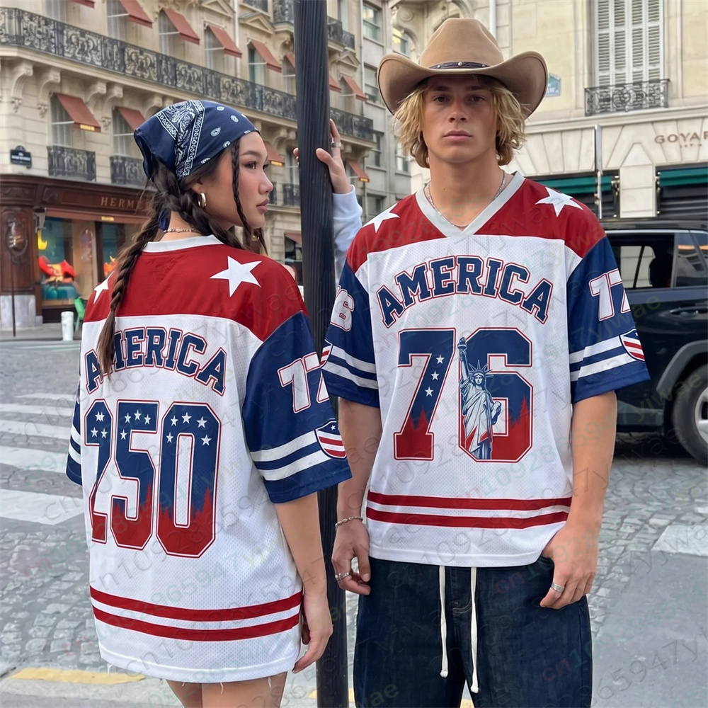 USA 250th Anniversary Mesh Jer - огляд і ціна Street Fashion Usa