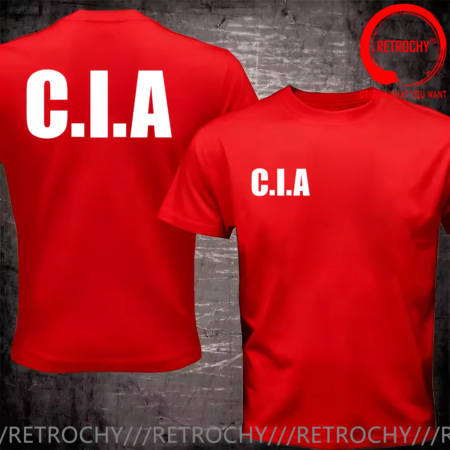 Funny Design USA CIA US C.I.A  - огляд і ціна Street Fashion Usa