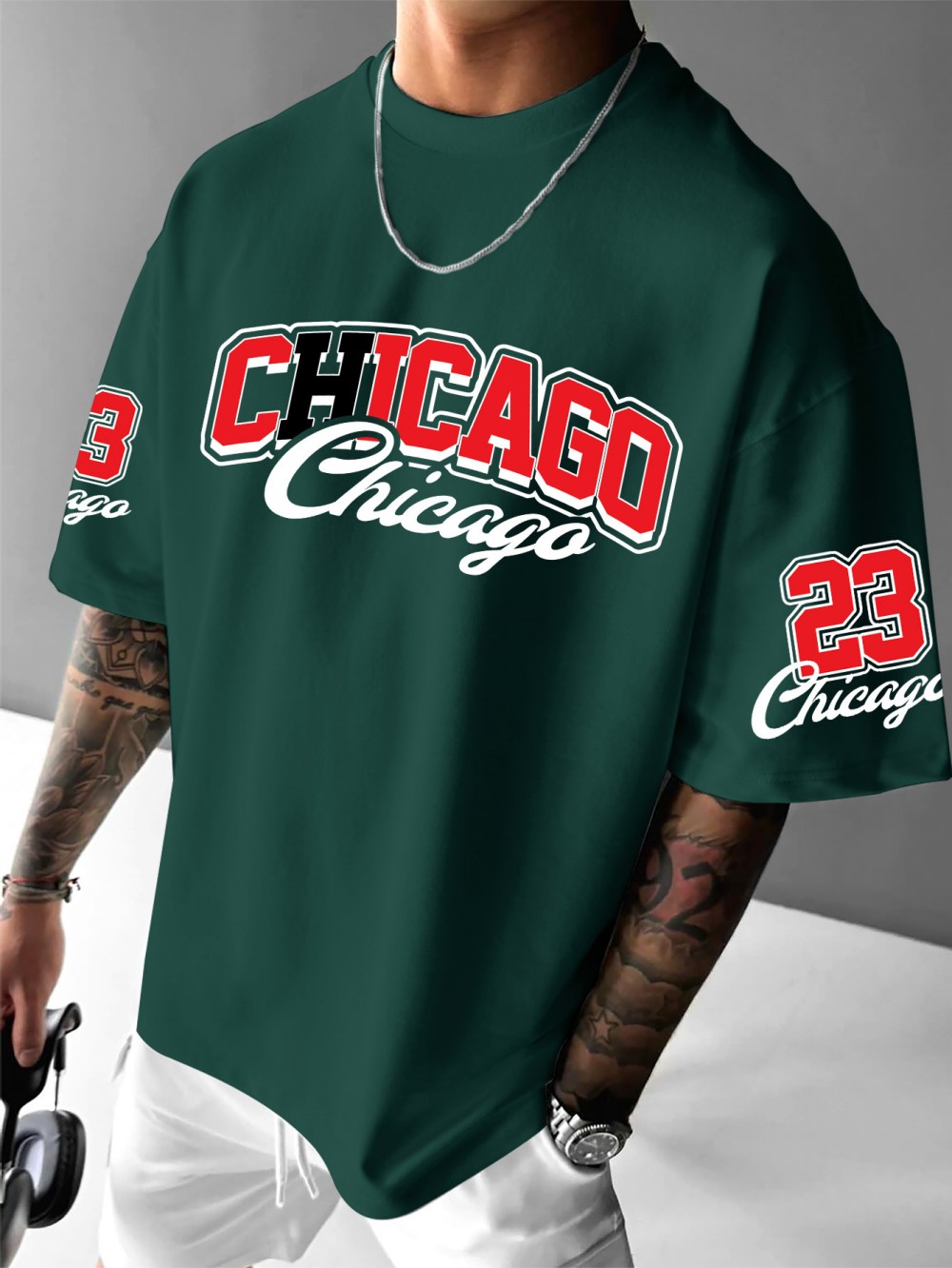European and American Men's Su - огляд і ціна Street Fashion Chicago